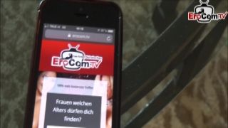 Deutsche d&uuml;nne Teenagerin beim Sexdate vernascht